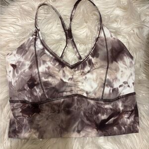 Gymshark Brown Tie-Dye Sports Bra